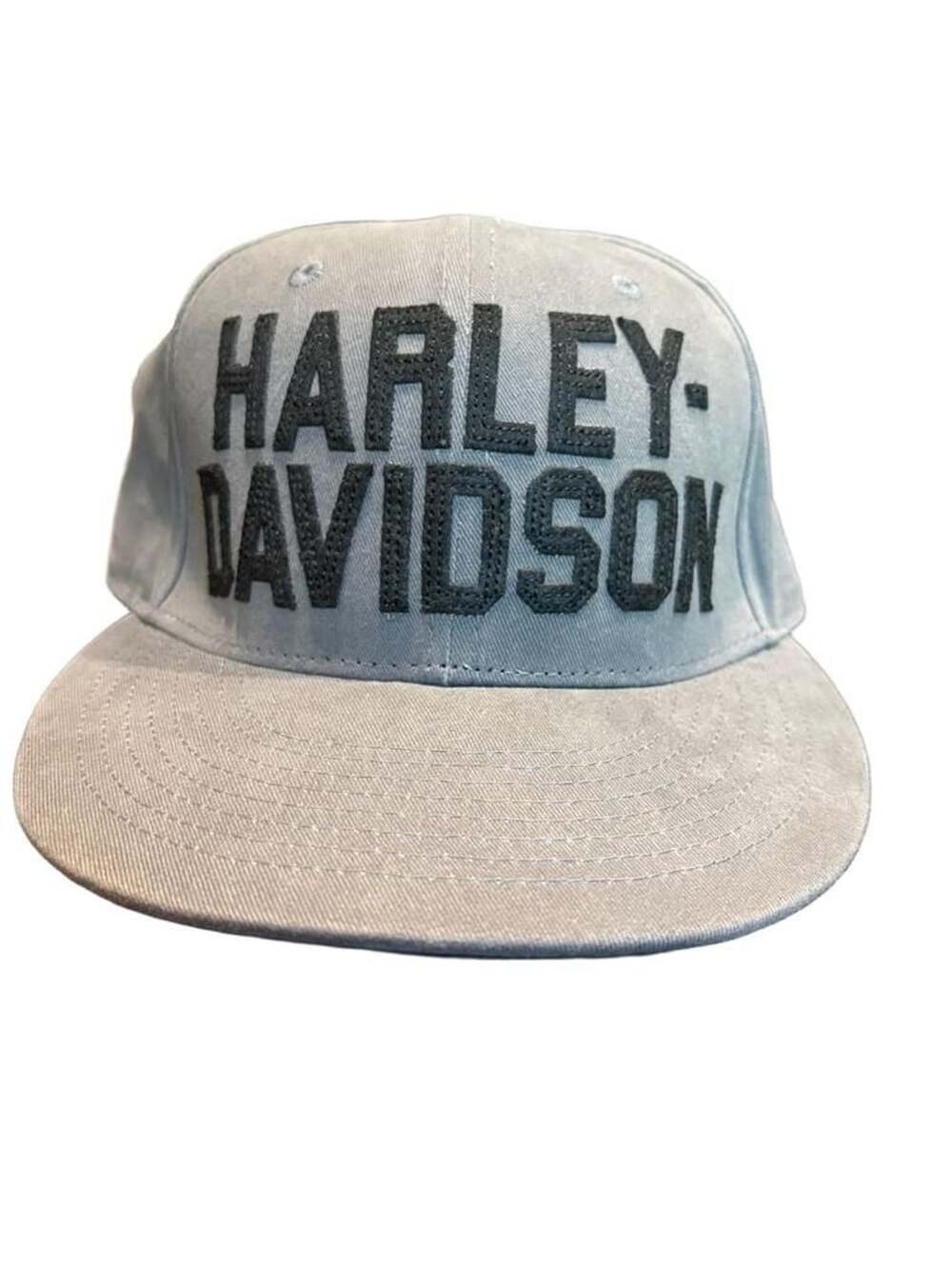 Harley-Davidson Fitted Block Cap - Dark Gray/Black - Size M